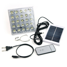 25LED Solar Camping Light Solar multifunction remote control Solar led spotlight Tent Light With AC Charger Emergency Solar Lamp 2024 - buy cheap