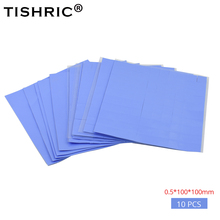 TISHRIC 10PCS Thermal Pads GPU CPU Fan Cooler Adhesive Conductive Silicone Grease Paste Pad Heatsink Radiator Cooling Heat Sink 2024 - buy cheap