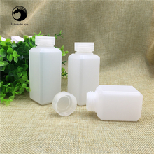 30 Pcs 60 100 120 Ml Empty Small Jars White Square Plastic Storage Mini Bottles Detergent Oil Seal Packaging Containers Botellas 2024 - buy cheap