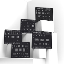 QIANLI 3D черная стальная сетка для iphone 8p 8 7p 7 6sp 6p 6s 6 5S 5 универсальная коммуникационная Базовая полоса модуль Оловянная ремонтная сетка 2024 - купить недорого
