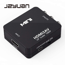 JZYuan HDMI to AV/RCA CVBS Adapter 1080P Video Converter HDMI2AV Adapter Converter Box Support NTSC PAL Output HDMI AV Adapter 2024 - buy cheap
