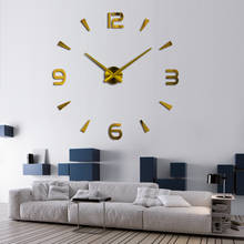 new sale diy wall clock brief quartz watch clocks acrylic mirror wall sticker home decoration living room still life stickers 2024 - buy cheap