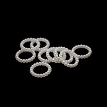 SHINE 100pcs/lot 14mm White Circle Shape Scrapbook Simulated Pearl Beads Sewing Buttons DIY Material Findings BV108 2024 - buy cheap