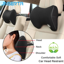 JINSERTA Car Headrest Travel Neck Pillow Memory Foam Seat Cushions Back Support Head Restraint Sleep Pillow for Car Accessories 2024 - buy cheap