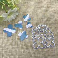 5pcs flower decoration Metal Cutting Dies Stencil Scrapbooking Photo Album Card Paper Embossing Craft DIY 2024 - buy cheap