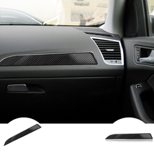 RRX-tiras embellecedoras para el Interior del coche, accesorios de fibra de carbono para el Panel del salpicadero, para Audi A4 B8 2024 - compra barato