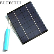 Bueshui-cargador Solar de 5,2 W y 6V, Banco de energía móvil, célula Solar policristalina, Panel Solar, USB, móvil, envío gratis 2024 - compra barato