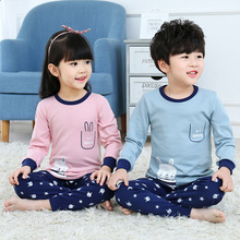 Big Boys Girls Sleepwear Kids Pajamas Children Cotton Clothing Suit Baby Rabbit Pyjamas T-shirt Pants 2pcs Infantil Pijama Sets 2024 - buy cheap