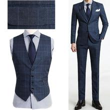 New Arrival High Quality New Men Suit Autumn Winter Suit Slim Fit Groom Wedding Casual Suit Custom Made 3pcs(Jacket+Pants+Vest) 2024 - buy cheap