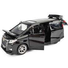 High simulation toyota Alphard MPV 1:32 scale alloy pull back car toy,collection model,free shipping 2024 - buy cheap