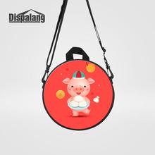 Girls Baby Mini Round Bagpack For School Cute Pig Small Messenger Bags For Kindergarten Toddler Piggy Animal Shoulder Handbags 2024 - buy cheap