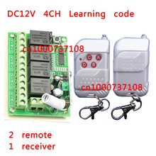 315/433.92MHz DC 12V 10A 4CH 4Keys RF Wireless Remote Control Switches rf micro switch 315mhz electrical switch 2024 - buy cheap