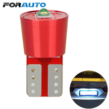 Forauto lâmpada led para placa de carro, 1 peça, t10 194 w5w, lâmpada automotiva, luz interior, apuramento, dc 12v, super brilhante, lâmpada de leitura 2024 - compre barato