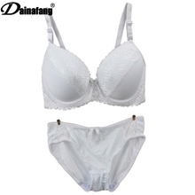 DaiNaFang Brand New DE Cup Womens Bras Set Push Up Plunge Lace Water Underwear Sexy Ladies Female Lingerie Panties 2024 - buy cheap