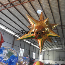 inflatable bola star balloon replica hanging air tight mirror ball Inflatable Ballons special shaped air wedding part decoration 2024 - buy cheap