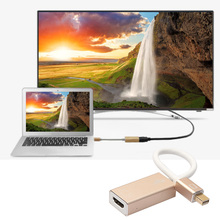 Конвертер VONETS 4K Mini DisplayPort DP 1,2 Thunderbolt в HDMI 2,0, кабель, провод, шнур, адаптер, конвертер для Apple MacBook MAC Book Pro Air 2024 - купить недорого