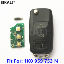 Car Remote Key for 1K0959753N 5FA009263-11 for VW/VOLKSWAGEN EOS/GOLF/JETTA/POLO/SIROCCO/TIGUAN/TOURAN 2006 - 2013 2024 - buy cheap