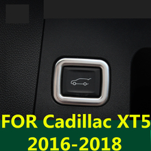 Botón de puerta trasera eléctrica de maletero interruptor con marco decorativo pegatina cubierta embellecedora accesorios para Cadillac XT5 2016-2018 2024 - compra barato