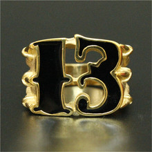 1pc New Arrival  Animal Claw 13 Ring 316L Stainless Steel Man Boy Fashion Hot Lucky NO.13 Ring 2024 - buy cheap