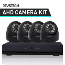 4CH 720P CCTV AHD Camera System Kit 60ft Cable HD 4 Channel 1080N DVR 4PCS 1.0MP Dome Camera Secuity Surveillance Camera Kits 2024 - buy cheap