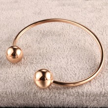 Msx pulseiras e braceletes luxuosos, joias de aço inoxidável, cor dourada, estilo simples, pulseira de punho para mulheres, atacado 2024 - compre barato