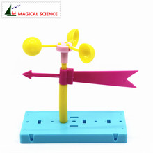 wholesale Fun physics experiment Homemade Wind vane DIY materials,home school educational kit for your kids students 2024 - buy cheap