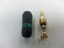 Conector macho banhado a ouro 3.5mm, 4 unidades, alta qualidade entrada de áudio estéreo soldagem 2024 - compre barato