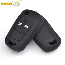 Silicone Key Case Cover For Vauxhall/Opel Corsa Astra Vectra Tigra Zafira Signum Combo Meriva Keyless Fob Shell Skin 2024 - купить недорого