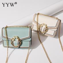 Fashion Girl Cute Crossbody Bag White Black Chain Shoulder Bag Clutch Purse Female Mini Messenger Bag Handbag Evening Party 2024 - buy cheap