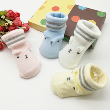Cotton Cute Newborn Baby Socks Baby Girls Boys Anti-Slip Sock Warm Autumn Winter Infant Soft Socks Toddler New Born Floor Sock 2024 - buy cheap