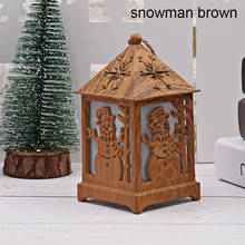 Рождественский подвесной ночник Снеговик Ночник Санта Клаус фонарь Рождественский Декор TB распродажа 2024 - купить недорого