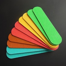 50 pcs/lot wooden emery board  mixed colour mini nail file nail art file manicure tool 240/240 2024 - buy cheap