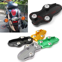 Motocicleta kickstand pé suporte lateral extensão almofada placa de apoio para kawasaki vulcan 900 2006-2010 2011 2012 2013 2014 2015 2016 2024 - compre barato