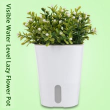 VOZZISOUE Wholesale Price Hot Double Layers Plant Flower Planter Pot Home Garden Desk Decor Self Watering Planter Flower Pot 2024 - buy cheap