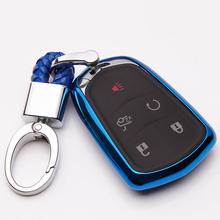 For Cadillac Escalade TPU Car Key Cover Case Key Holder For Cadillac ATS ATS-L CT6 CTS DTS XT5 ESV XLS SRX STS XTS ELR 2014 2015 2024 - buy cheap