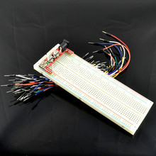 MB102 Power Supply Module 3.3V 5V+MB102 Breadboard 830 Point+Jumper cables 2024 - buy cheap