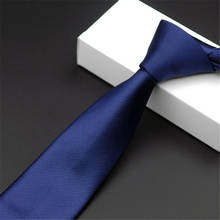 SCST брендовые Классические однотонные синие мужские свадебные галстуки, тонкий галстук, деловые обтягивающие шелковые галстуки для мужчин, галстук Gravata CR058 2024 - купить недорого