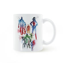 Marvel The Avengers Ink Superhero Mug Coffee Milk Ceramic  Creative DIY Gifts Home Decor Mugs 11oz T252 2024 - buy cheap