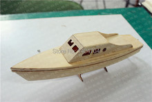 NIDALE model Free shipping laser cut Motorized dinghy wood puzzle Shark speed boat model Electric waterproof yacht toys 2024 - buy cheap