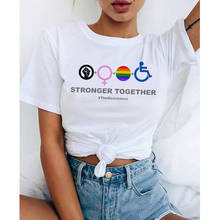 Футболка lgbt, женская футболка с радужной надписью «love is love», футболка для лесбиянок и женщин 2024 - купить недорого