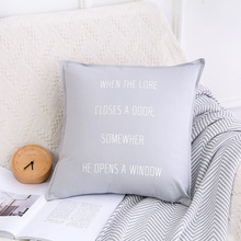 Exquisite 45x45cm 100% Cotton Pillow Cover Wedding Decoration Hotel office Cushion Case Unique Design Without Filler 2024 - buy cheap