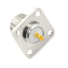 1 X Female SO239 Panel Chassis Mount Flange Deck Mount Solder Cup RF Connector 2024 - buy cheap