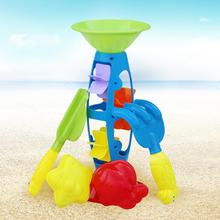 5 шт пляжные игрушки набор детей играть песок копания песка сборки пляжные песочные часы летние пляжные игрушки для детей игры с песком костюм 2024 - купить недорого
