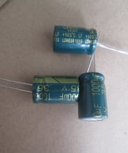 JWCO LOW ESR 35 v 1000 uf Capacitor Eletrolítico de Alumínio 13*21mm 2024 - compre barato