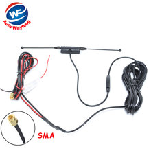 DVB-T ISDB-T Antenna Car Digital TV Antenna Aerial with a Amplifier Booster SMA connector 5M+Free shipping 2024 - buy cheap