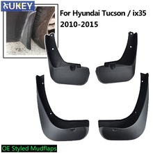 Aletas de barro moldeadas estilo OE para Hyundai Tucson ix35 2010 - 2015 guardabarros estilo coche 2011 2012 2013 2014 2024 - compra barato