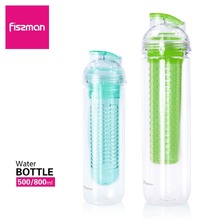 FISSMAN 800ml Tritan Water Bottle BPA Free Fruit Infuser Juice Shaker Sports Lemon Hiking Portable Climbing Camp Bottle 2024 - buy cheap