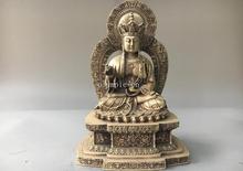 11 ''bronce tibetano plata budismo Buda Tang monje Ksitigarbha Bodhisattva 2024 - compra barato