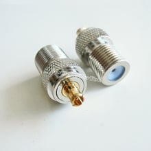 1 Conector hembra F TV a MCX conector macho RF recto adaptador F/M 75 Ohm 2024 - compra barato