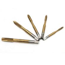 1PCS HSS Titanium Machine Right Hand Tap Drill 3 Flute M3 M4 M5 M6 M8 Spiral Point Thread Plug Handle Taps Die Set 2024 - buy cheap